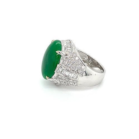 Jade Diamond Ring  CH Collection