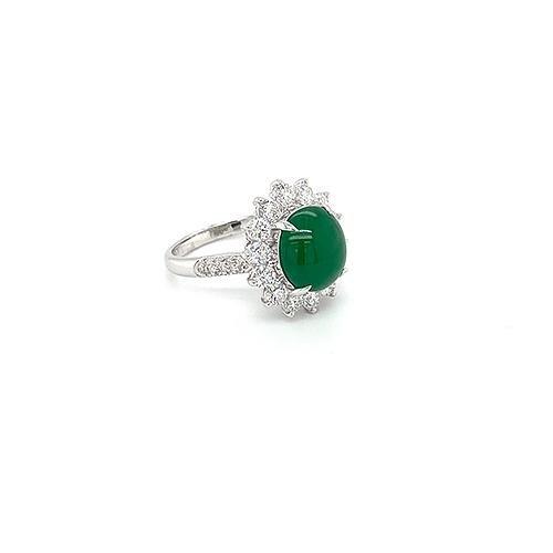 Jade Diamond Ring  CH Collection