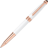 Meisterstück White Solitaire Rose Gold Classique Rollerball