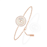 Messika Lucky Move PM White Mother of Pearl Rose Gold Diamond Bracelet - 11653-PG