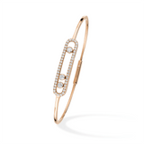 Messika Move Pavé Thin Rose Gold Diamond Bracelet - 05032-PG