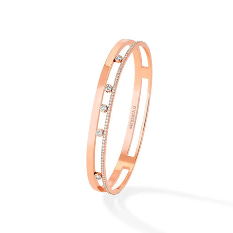 Messika Move Romane Rose Gold Diamond Bangle