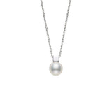 Mikimoto Akoya Cultured Pearl Pendant in 18K White Gold