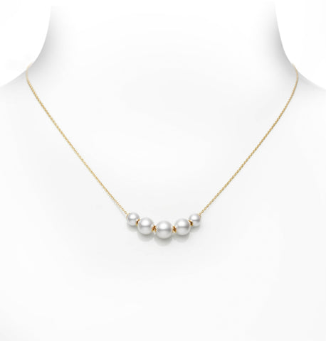 Mikimoto Akoya Cultured Pearl Stations Necklace