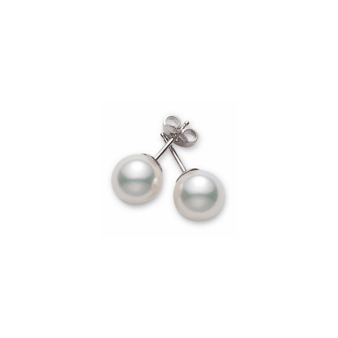 Mikimoto Akoya Cultured Pearl Stud Earrings