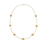 Mikimoto Golden South Sea Cultured Pearl Necklace