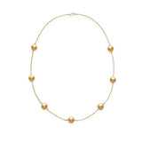 Mikimoto Golden South Sea Cultured Pearl Necklace  Mikimoto