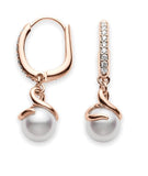 Mikimoto Twist Akoya Cultured Pearl Earrings