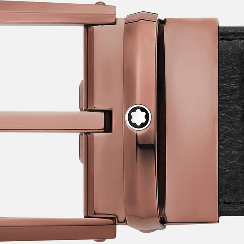 Montblanc Black/brown 35 mm reversible leather belt