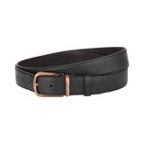Montblanc Black/brown 35 mm reversible leather belt