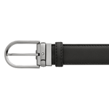 Montblanc Horseshoe Buckle Black 35 mm Leather Belt