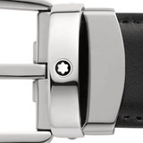 Montblanc Horseshoe buckle black/brown 30 mm reversible leather belt