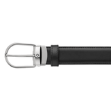 Montblanc Horseshoe buckle black/brown 30 mm reversible leather belt