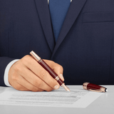 Montblanc Special Edition John F. Kennedy Burgundy Fountain Pen