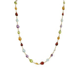 Multi-colored Stone Necklace