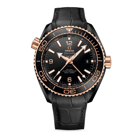 Omega Seamaster Planet Ocean 600M GMT Co-Axial Master Chronometer "Deep Black"