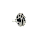 Onyx Diamond Ring