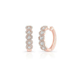 Overlapping Halo Hoop Earrings