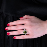 Peridot Diamond Ring  CH Collection