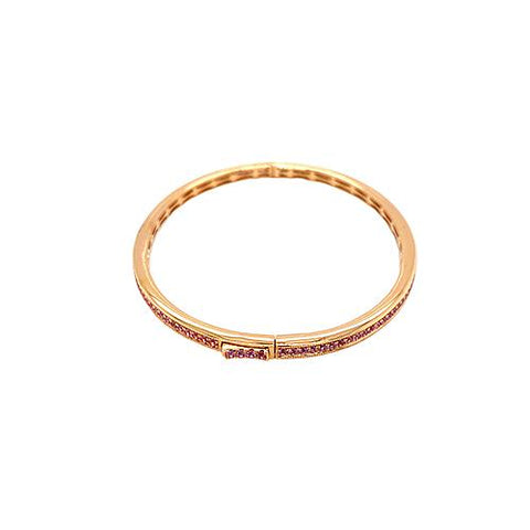 Pink Sapphire Bangle