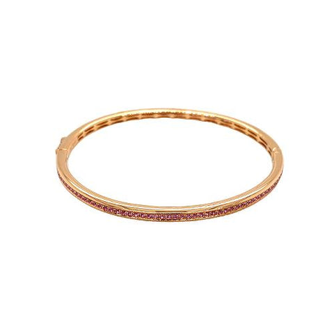 Pink Sapphire Bangle