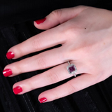 Pink Sapphire Diamond Ring  CH Collection