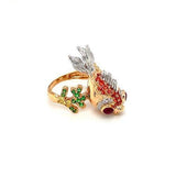 Pink Sapphire Fish Ring