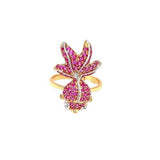 Pink Sapphire Fish Ring