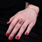 Pink Sapphire Fish Ring