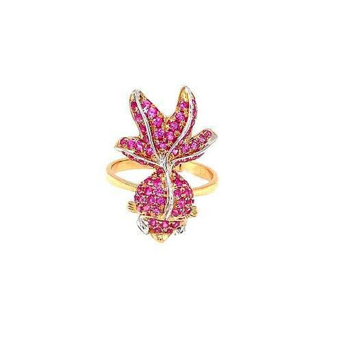 Pink Sapphire Fish Ring  CH Collection