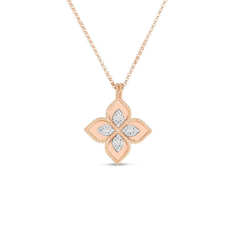 Roberto Coin Princess Flower Necklace