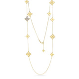 Roberto Coin Princess Flower Station Necklace
