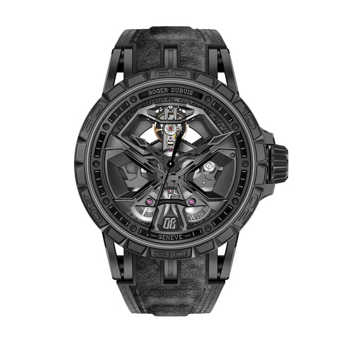 Roger Dubuis Excalibur Spider Huracan Black DLC Titanium