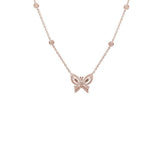 Rose Gold Diamond Necklace