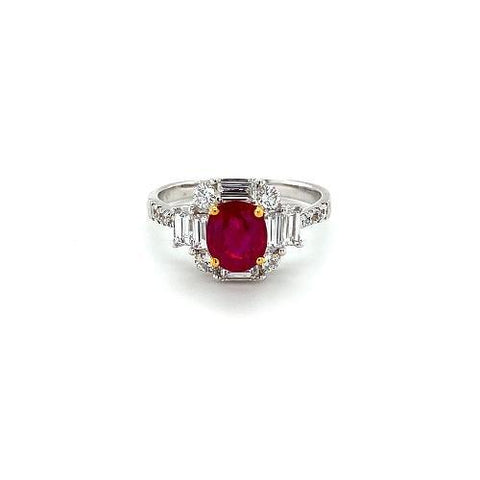 Ruby Diamond Ring
