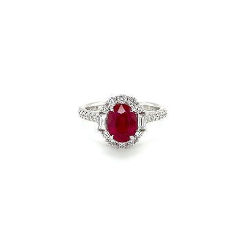 Ruby Diamond Ring