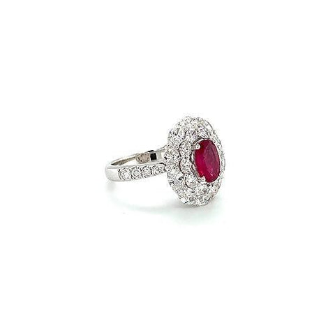 Ruby Diamond Ring