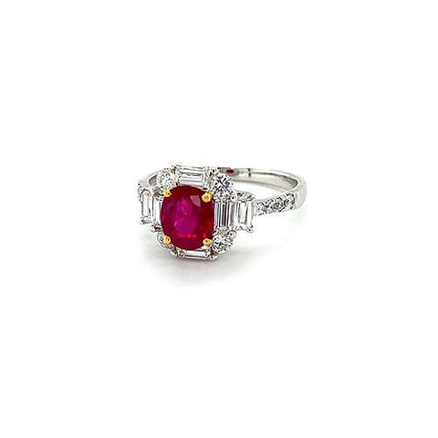 Ruby Diamond Ring