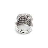Ruby Diamond Snake Ring