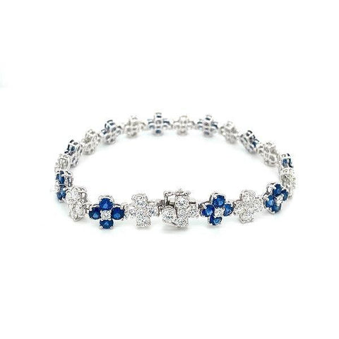 Sapphire Diamond Bracelet