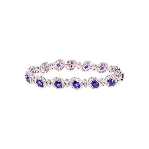 Sapphire Diamond Bracelet