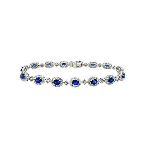 Sapphire Diamond Bracelet