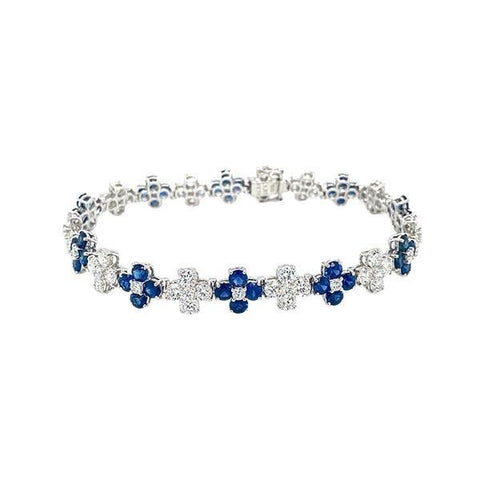 Sapphire Diamond Bracelet