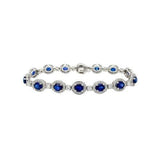 Sapphire Diamond Bracelet
