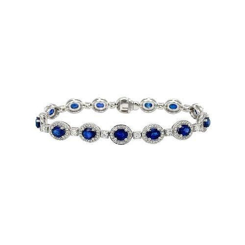 Sapphire Diamond Bracelet