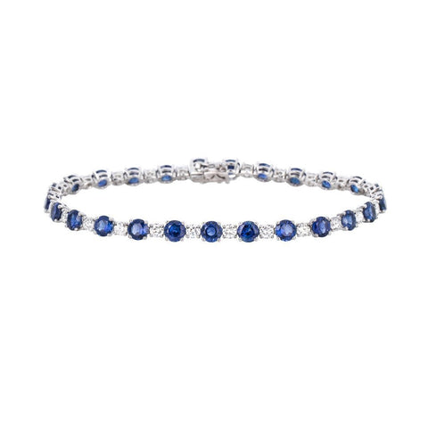 Sapphire Diamond Bracelet