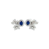 Sapphire Diamond Earrings  CH Collection