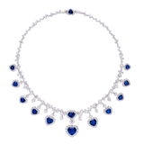 Sapphire Diamond Necklace