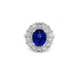 Sapphire Diamond Ring