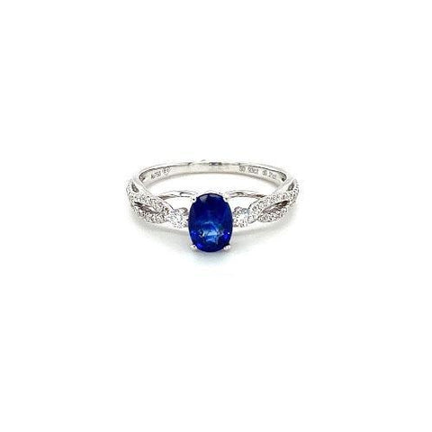 Sapphire Diamond Ring